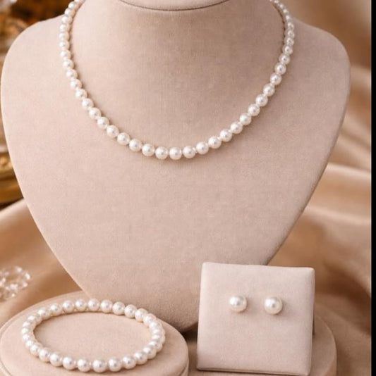 Pearl Locket Set