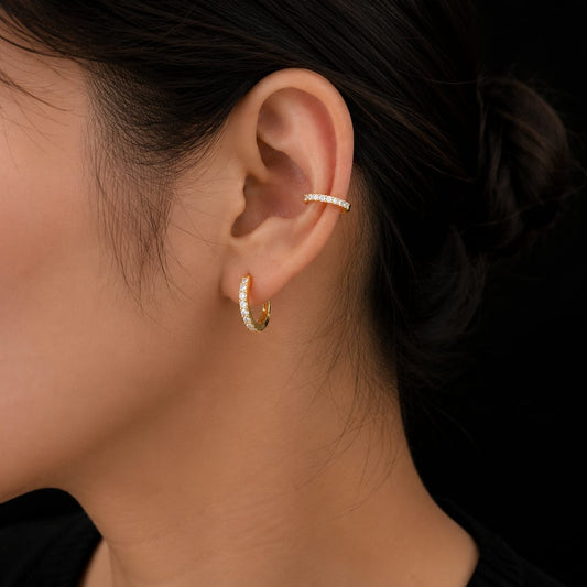 EARING 14K GOLD PLATEDted