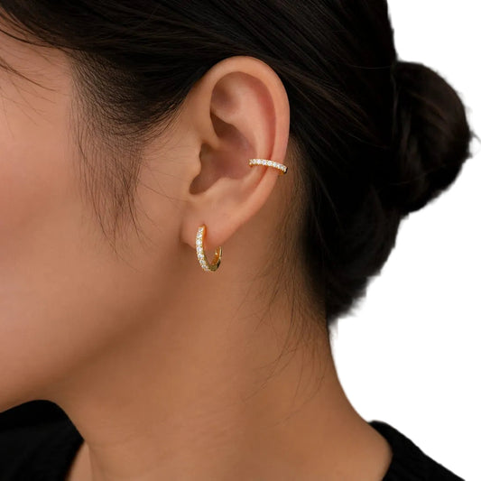 EARING 14K GOLD PLATEDted
